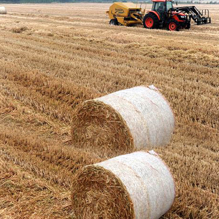 Why are bale net wrap in white colors?