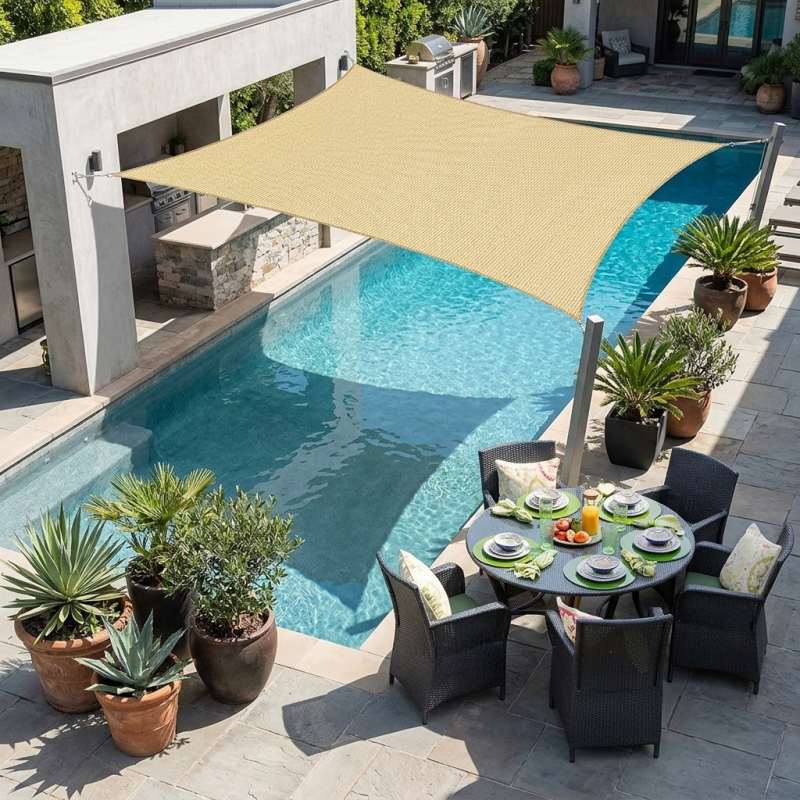 HDPE Shade Sail Home sunshade products HDPE Shade Sail Home sunshade products